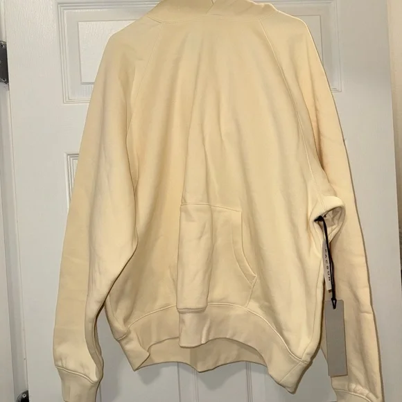 Essentials Cream Pullover Hoodie - Picture 3 of 10